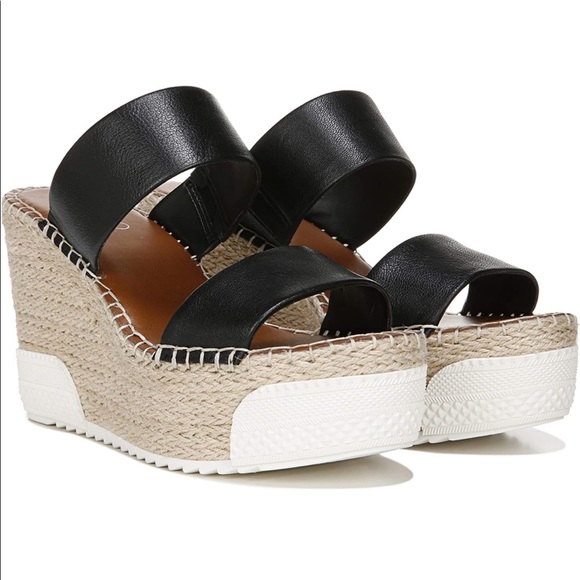 Franco Sarto Slip on Espadrille Wedge Sandal size 5.5 - Picture 1 of 4